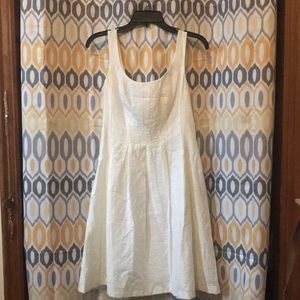 White Nine West dress.